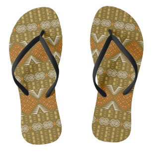ethnic tribal african pattern jandals