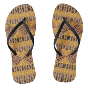 ethnic tribal african pattern jandals