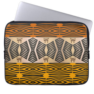ethnic tribal african pattern laptop sleeve