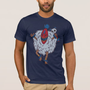 Ethnic Tribal Dancer with Mask T-Shirt