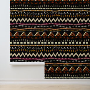 Ethnic Tribal Design Wallpaper
