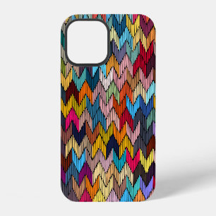 Ethnic Tribal Embroidered Geometric iPhone 12 Case