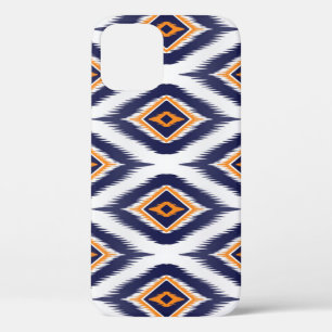 Ethnic Tribal Motif: Ikat Pattern. iPhone 12 Case
