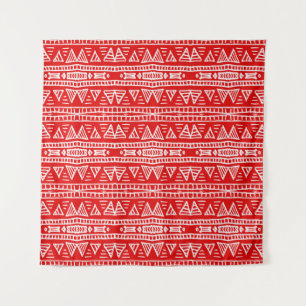 Ethnic Tribal Motifs Striped Pattern Tapestry