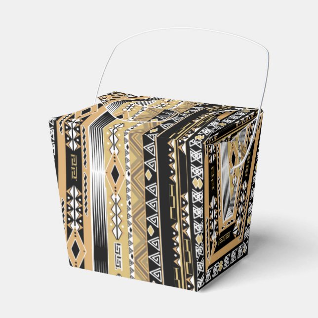 Ethnic , tribal, ornament favour box (Front Side)