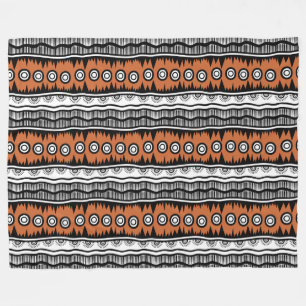 Ethnic Tribal Pattern Fleece Blanket