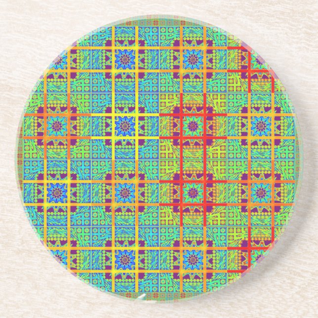 Ethnic tribal pattern.jpg coaster (Front)