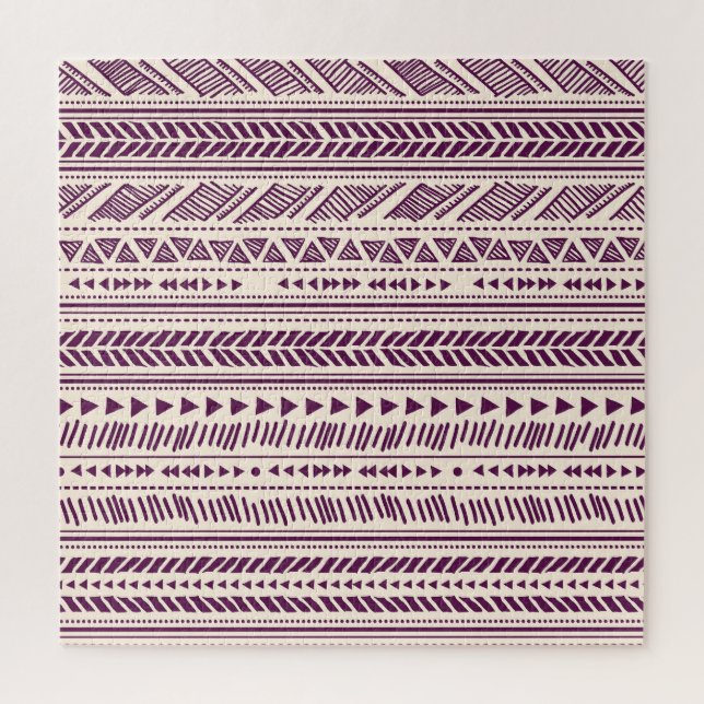 Ethnic tribal: seamless geometric pattern. jigsaw puzzle (Vertical)
