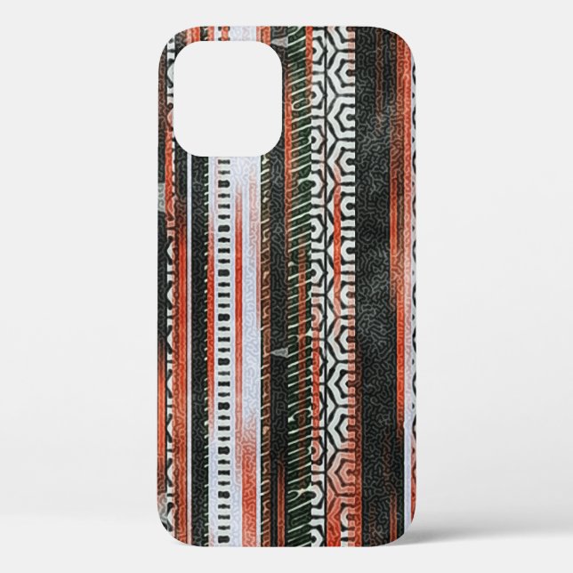 Ethnic tribal stripes: rug design. Case-Mate iPhone case (Back)