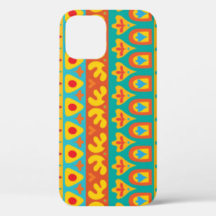 Ethnic Vintage Garden Seamless Background iPhone 12 Case