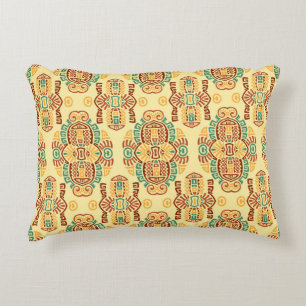 Ethnic Vintage Trend: Bohemian Seamless Tile Decorative Cushion