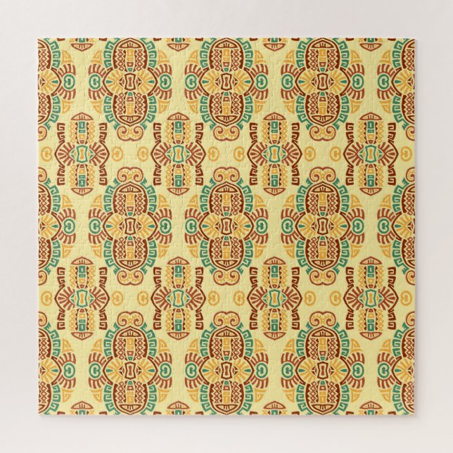 Ethnic Vintage Trend: Bohemian Seamless Tile Jigsaw Puzzle (Vertical)