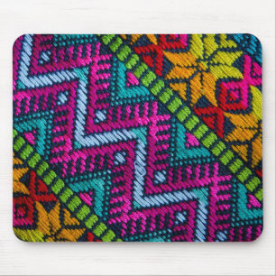Ethnic Woven Threads Mouse Pad
