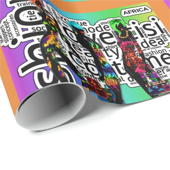 Ethnic Wrapping Paper (Roll Corner)