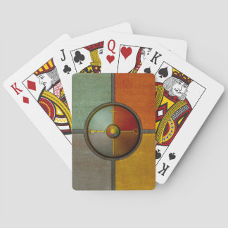 Ethnis Playing Cards: Textured Wheel Cards