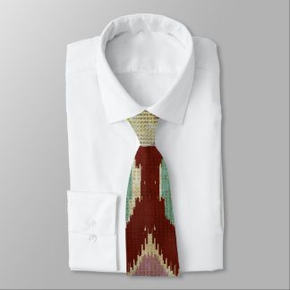 ethnisches ikat vintage design tie