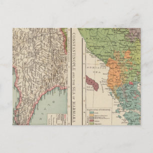 Ethnog Balkan Peninsula, Constantinople Postcard