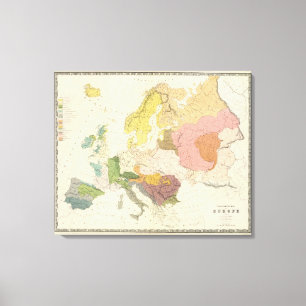 Ethnographic, Europe Canvas Print