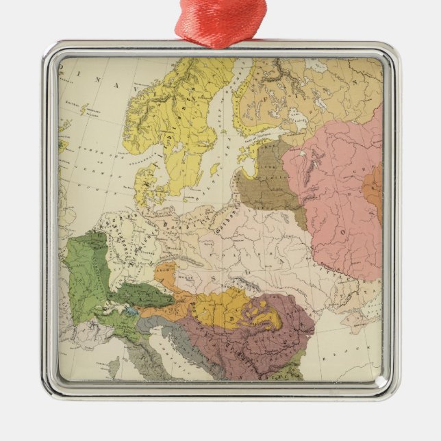 Ethnographic, Europe Metal Tree Decoration (Front)