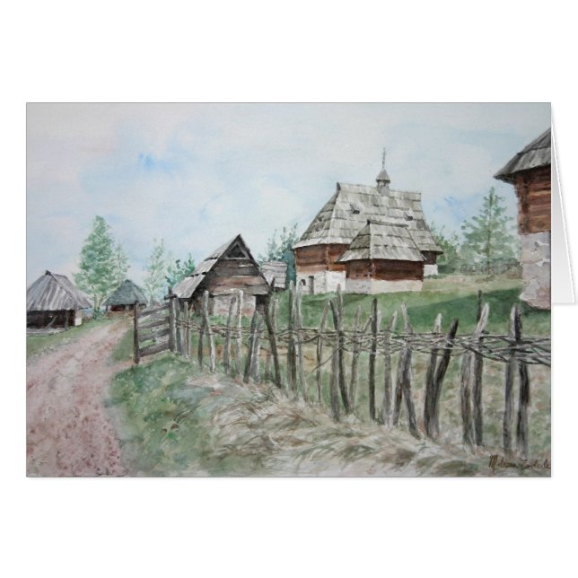 Ethnographic museum, Sirogojno (Front Horizontal)