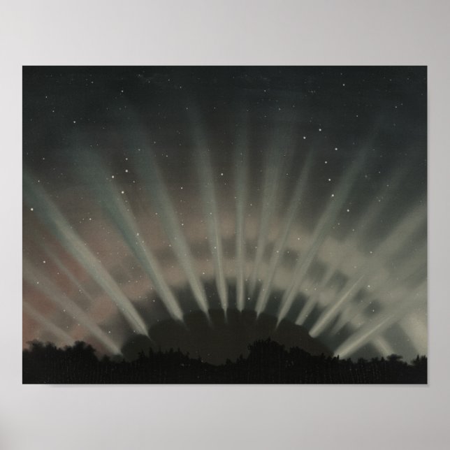 Etienne Leopold Trouvelot - Aurora Borealis Poster (Front)
