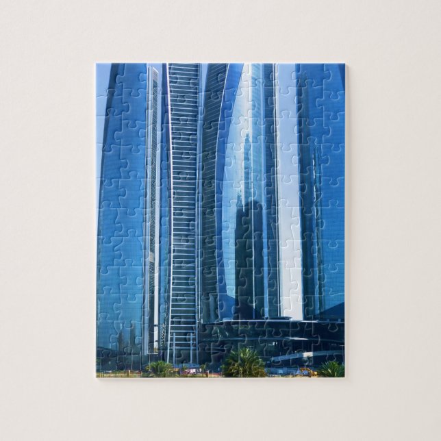 Etihad Towers Jigsaw Puzzle (Vertical)