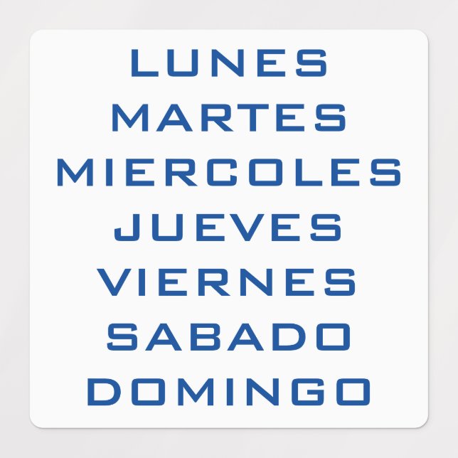 ETIQUETAS SEMANALES (Design 1)