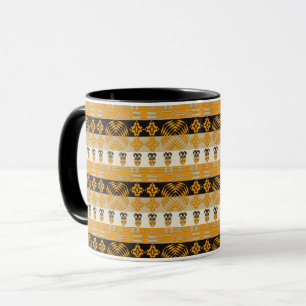 Etnic African Tribal Stripes Pattern Mug
