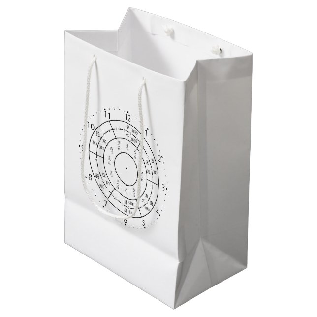 eto clock medium gift bag (Front Angled)
