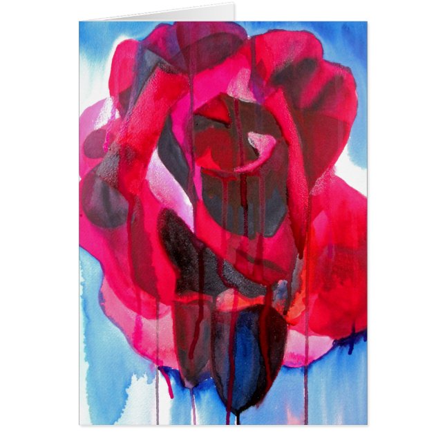Etoile de Holland modern rose original art (Front)