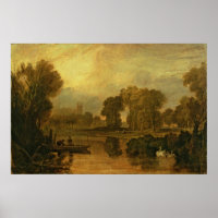 Eton College from the River, or The Thames at
