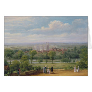 Eton College from the terrace of Windsor Castle