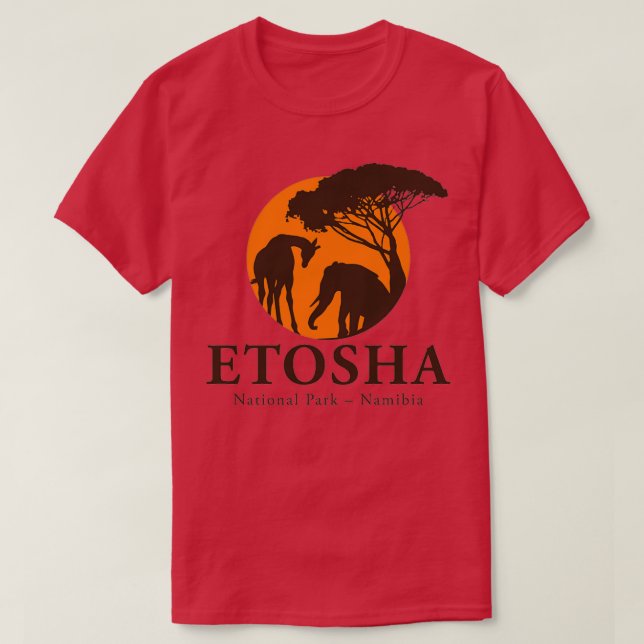 Etosha National Park Namibia 1 T-Shirt (Design Front)