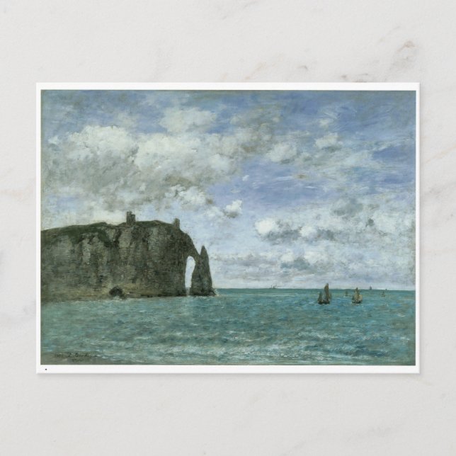 Etretat, the Porte d'Aval,1890 Postcard (Front)