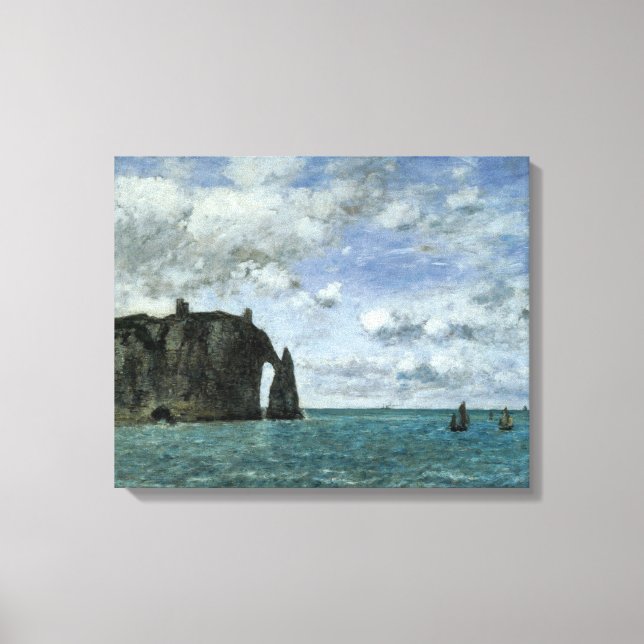 Etretat, The Porte d'Aval Canvas Print (Front)
