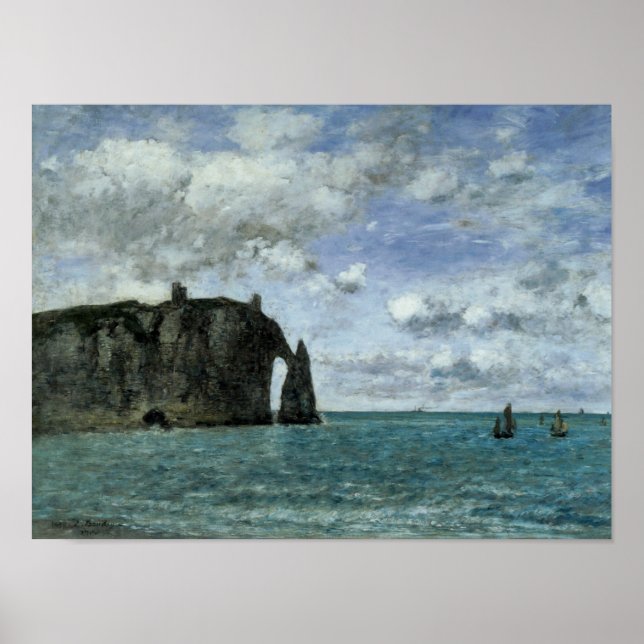 Etretat, The Porte d'Aval Poster (Front)
