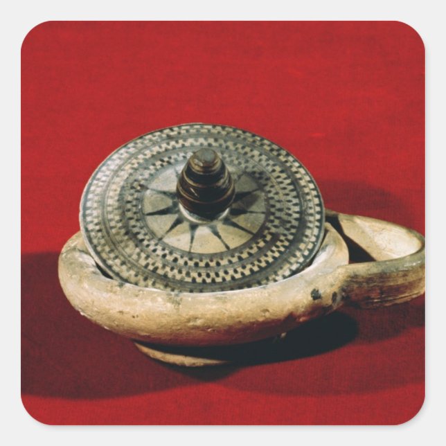 Etruscan perfume holder square sticker (Front)