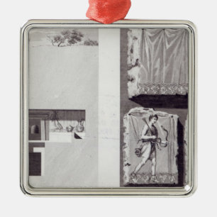 Etruscan Tombs, c. 1780 Metal Tree Decoration