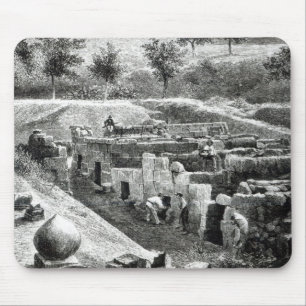 Etruscan Tombs Mouse Pad