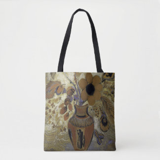 Etruscan Vase with Flowers by Odilon Redon Tote Bag