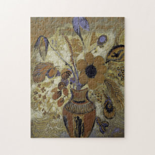 Etruscan Vase with Flowers Jigsaw Puzzle