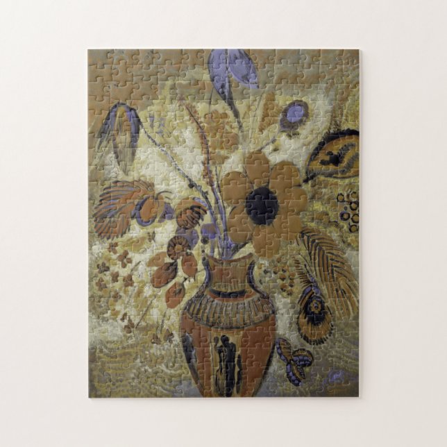 Etruscan Vase with Flowers Jigsaw Puzzle (Vertical)