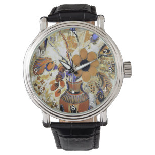 Etruscan Vase with Flowers, Redon Watch