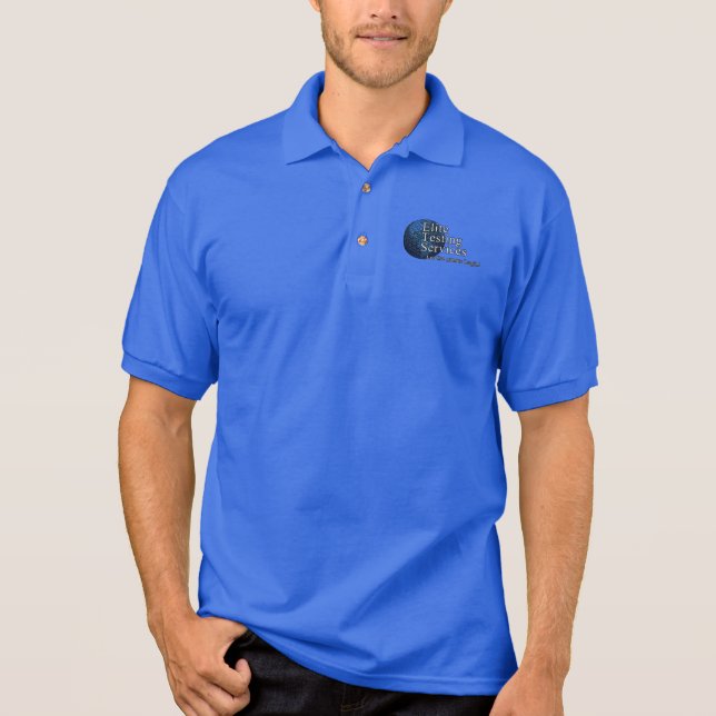 ETS Logo Polo (Blue) Shirt (Front)