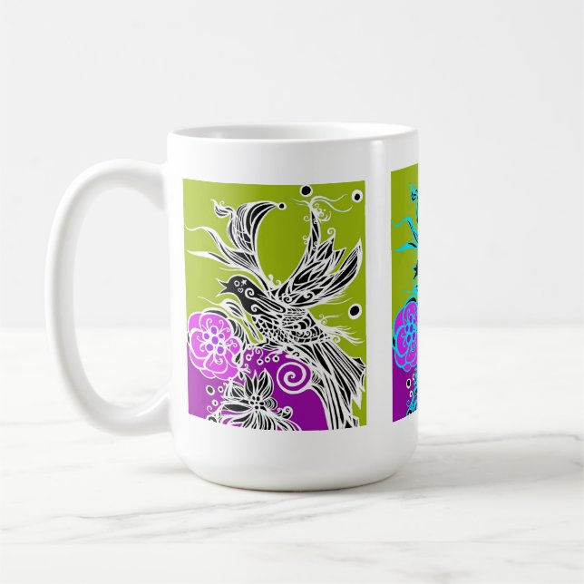 Etta Song Bird Coffee Mug (Left)