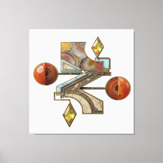 Etude 8. Lighthouse 3d. Canvas Print