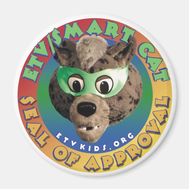 ETV Smart Cat Refrigerator Magnet (Front)