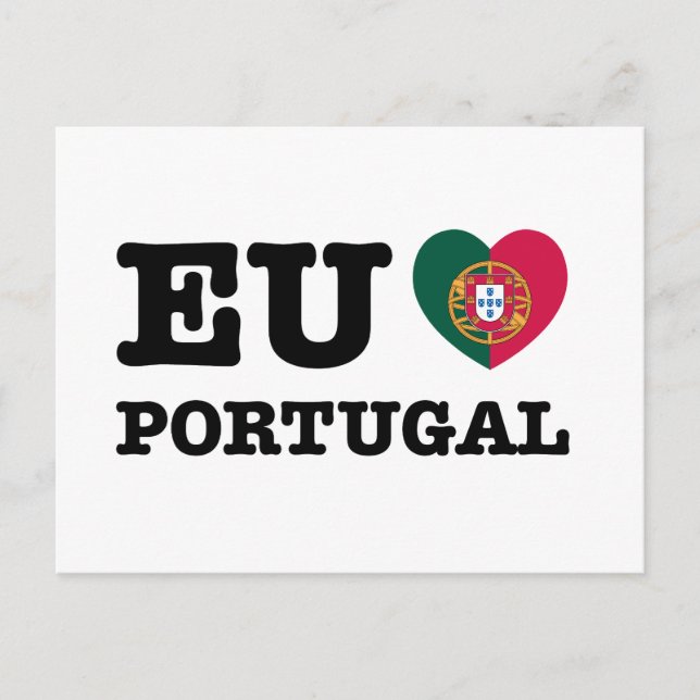 Eu Amo Portugal Postcard (Front)