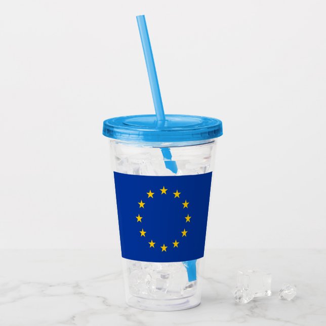 EU European Union Acrylic Tumbler (Front Ice)