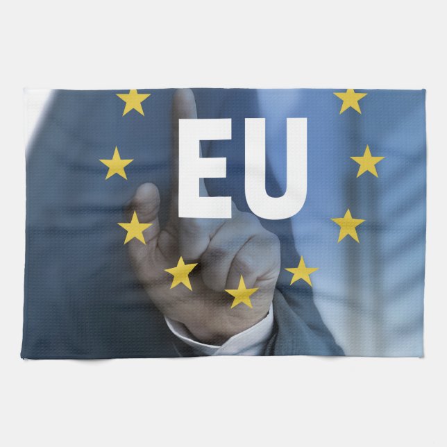 EU European Union touchscreen concept Tea Towel (Horizontal)